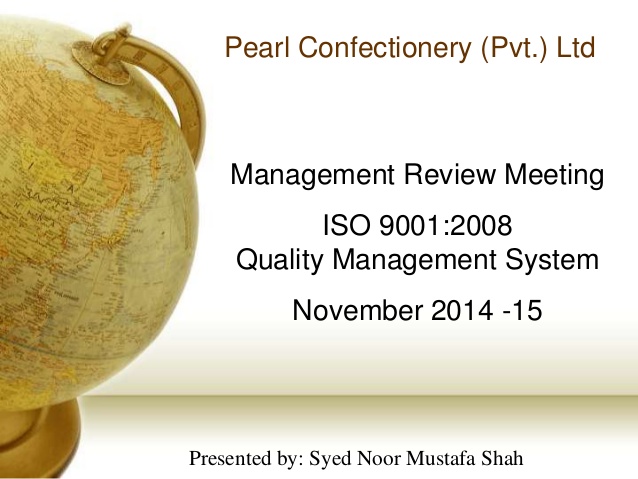 iso 9001 management review examples